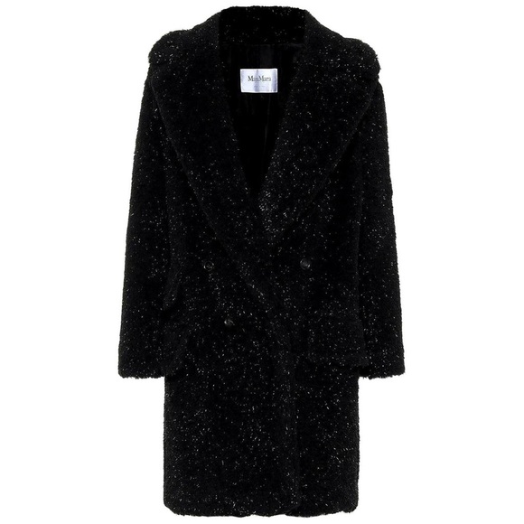 MaxMara Jackets & Blazers - 🖤BNWT MAX MARA SPARKLY BLACK TEDDY COAT🖤